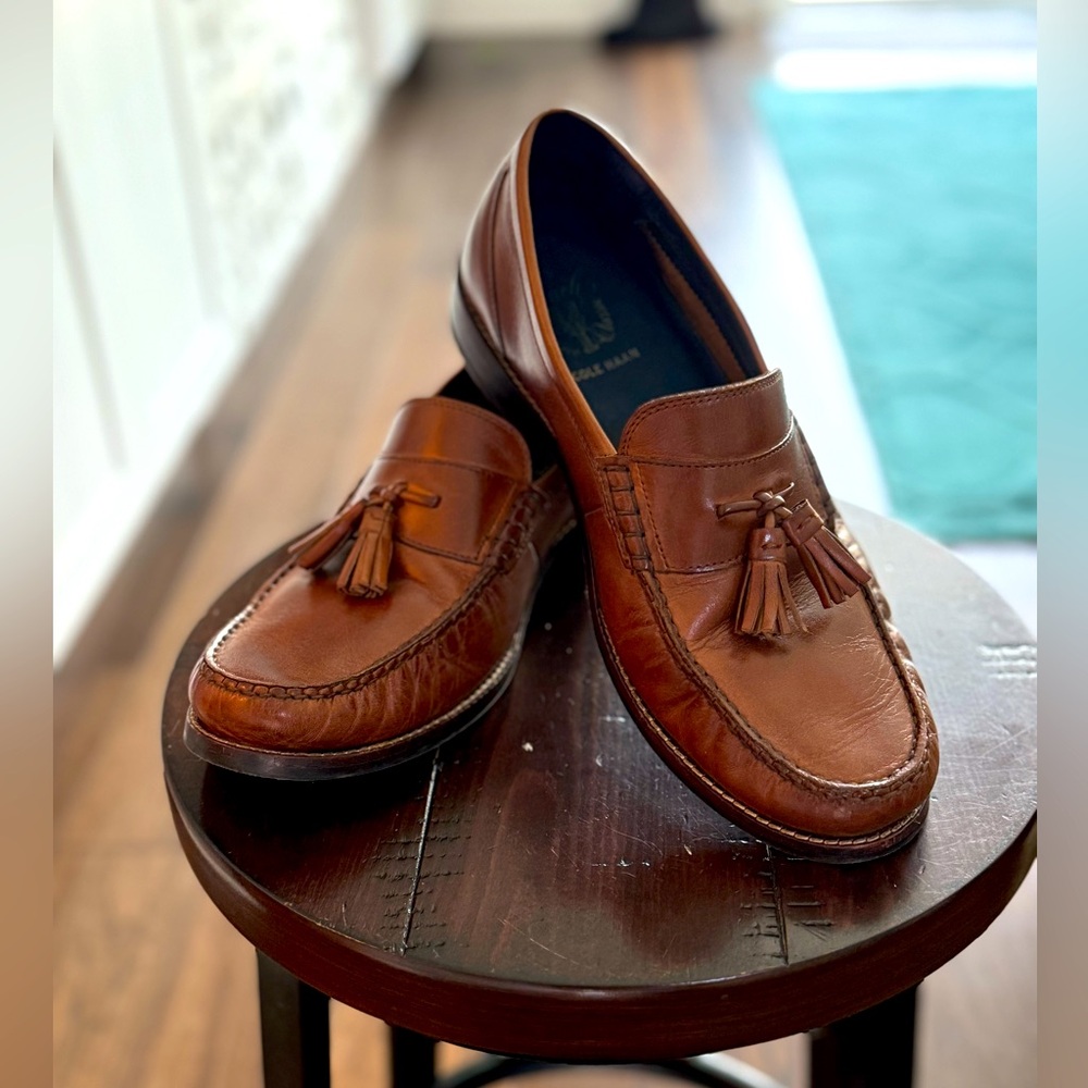 Cole Haan Mahogany Penny Loafers